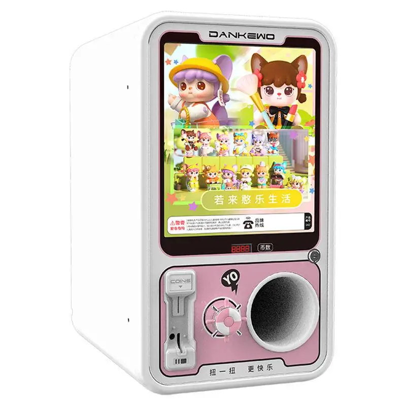 Japan style Shopping mall surprise twist egg Capsule Vending Machine White Color Token Operated Gachapon Machine