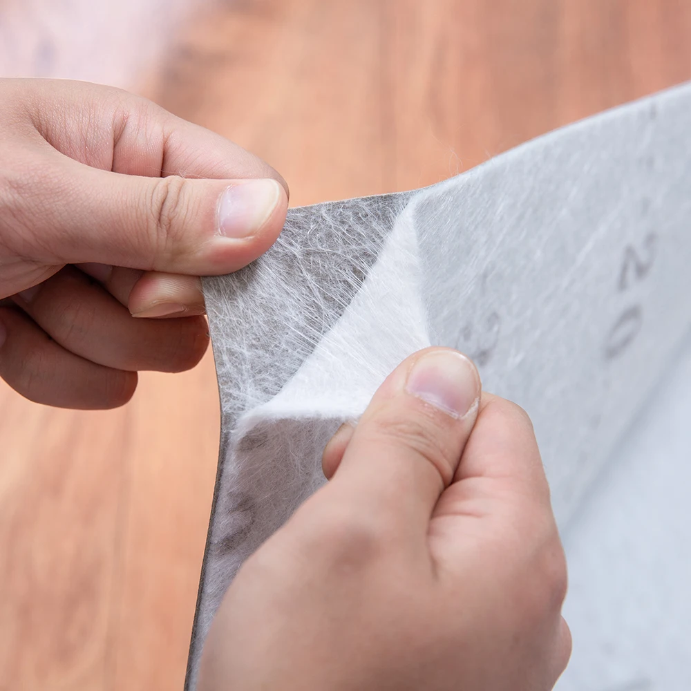 Customization Waterproof Black Mesh Red Felt Backing Sponge Carpet Wooden Grain Roll PVC Mat Floor Linoleum Floor Vinyl Roll