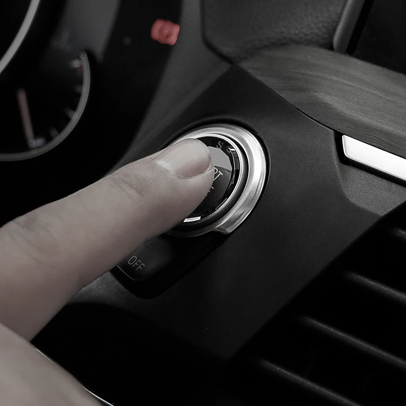 Suitable for BMW E chassis series black diamond crystal start ignition button