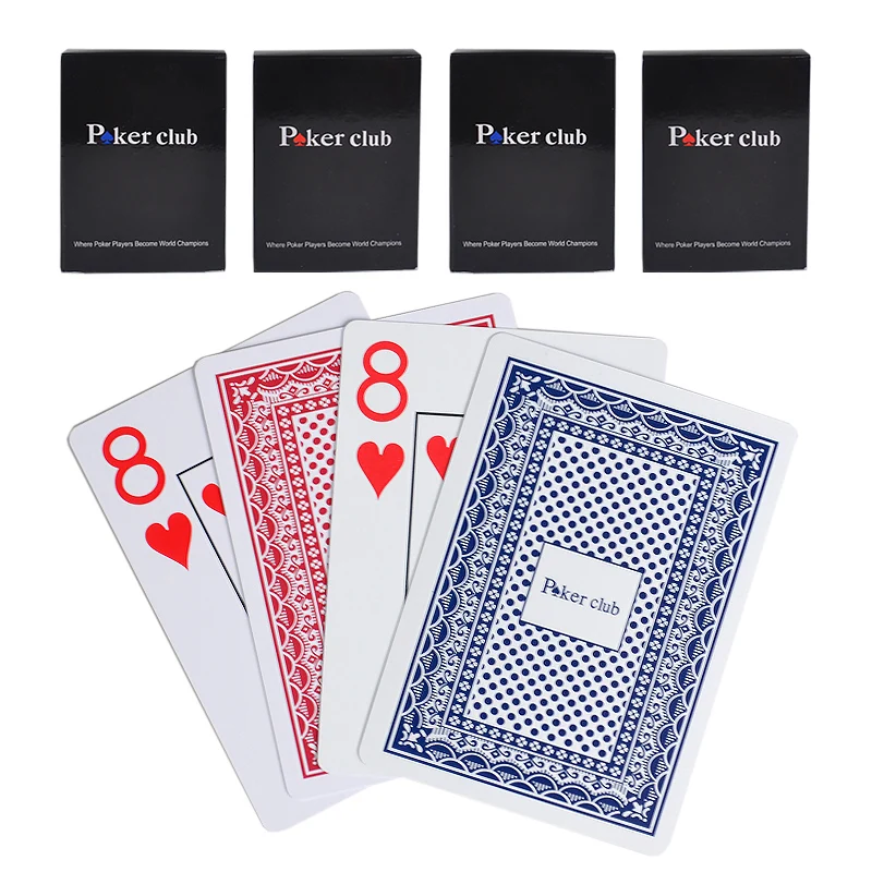 Hot sales Profession Custom PVC Playing Card Plastic Poker Card Waterproof Blackjack Board Game Playing Poker Cards Wholesale