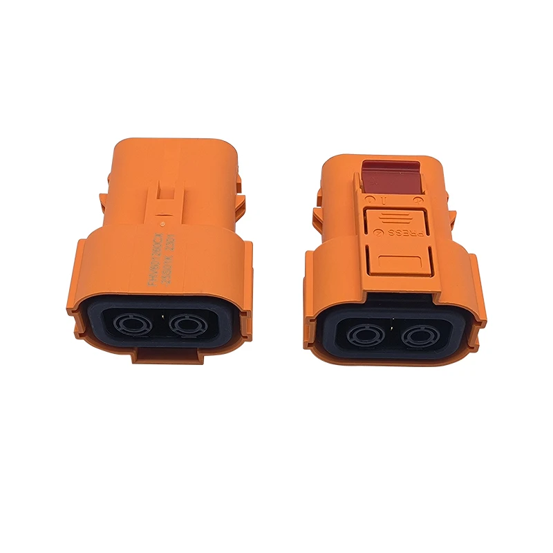 2 Pin 2Pin 3.6mm 50A Waterproof Amphenol HVIL Connector Plug and Socket for  EV Electrical Connectors Cars