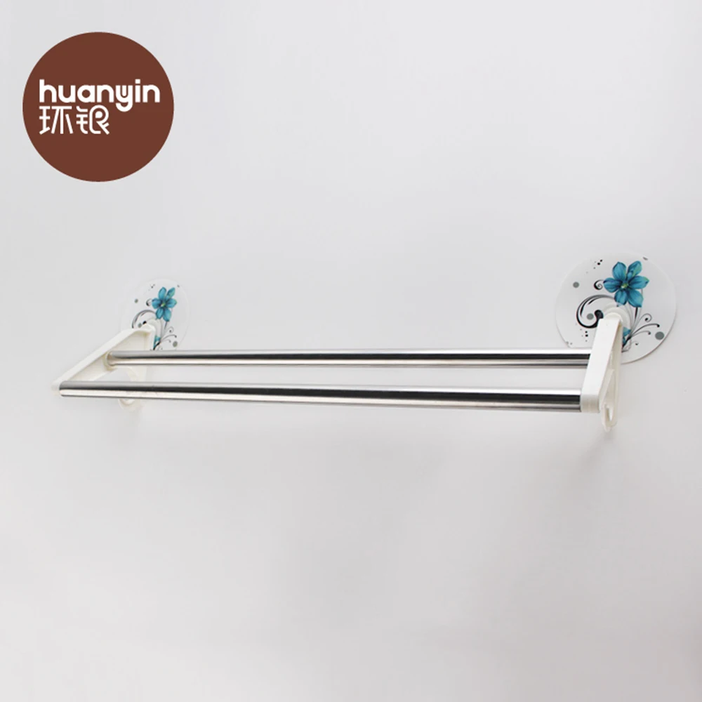 Telescopic home corner no drilling bathroom towel wall rack shelf