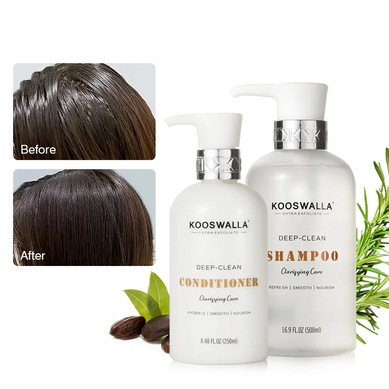 Anti-dandruff Shampoo Set Scalp Balance Care Deep Cleaning Sulfate Free Refreshing Remove Dandruff Shampoo and Conditioner