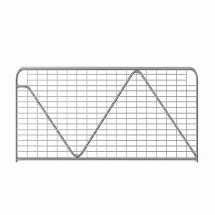 Manufacturer Direct Selling Hot Dipped Galvanized Round Tube Straight Foot Ranch Fence