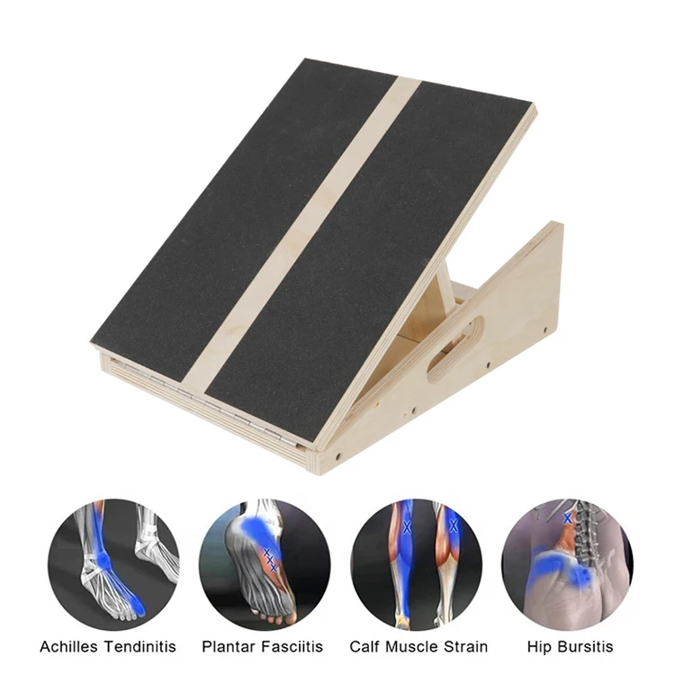 Non-Slip Foot Stretch Board Calf Training Slant Board