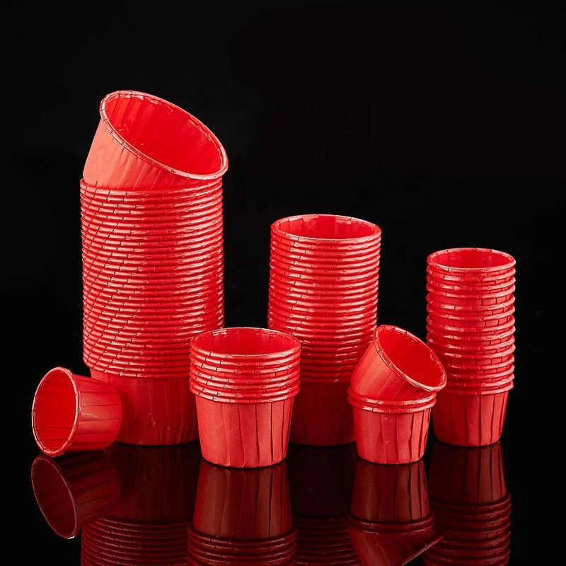 Manufacture Metallic Curled Baking Paper cup Coated high-temperature Aluminum Foil Cupcake liners For Party