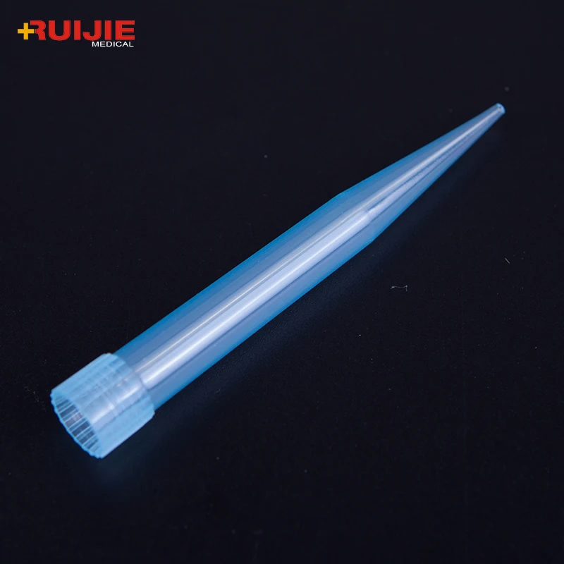 Sterile Laboratory Disposable Plastic Blue 1000ul Micro Plastic Universal Pipette Tips