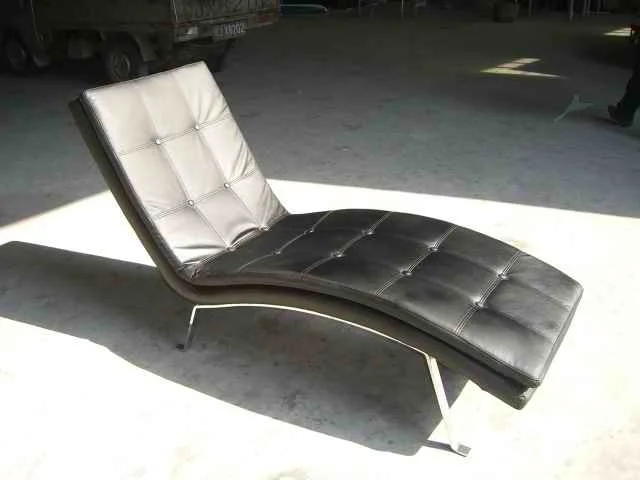 Lazy Lounge Sofa Furniture Chair Design OEM Chaise Lounge Modern Luxury Living Room Customized Bonded Genuine Leather