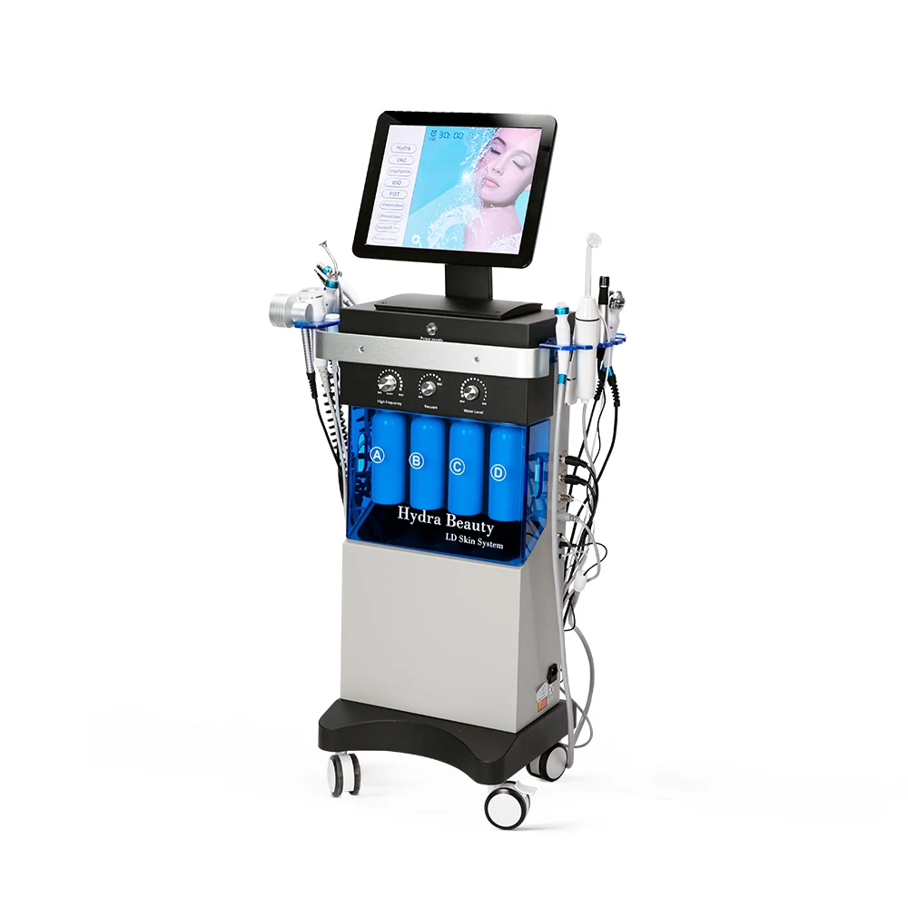 DIMEI Diamond Peeling h2o2 Water Jet Facial Care Microdermabrasion Dermabrasion Machine 13 in 1