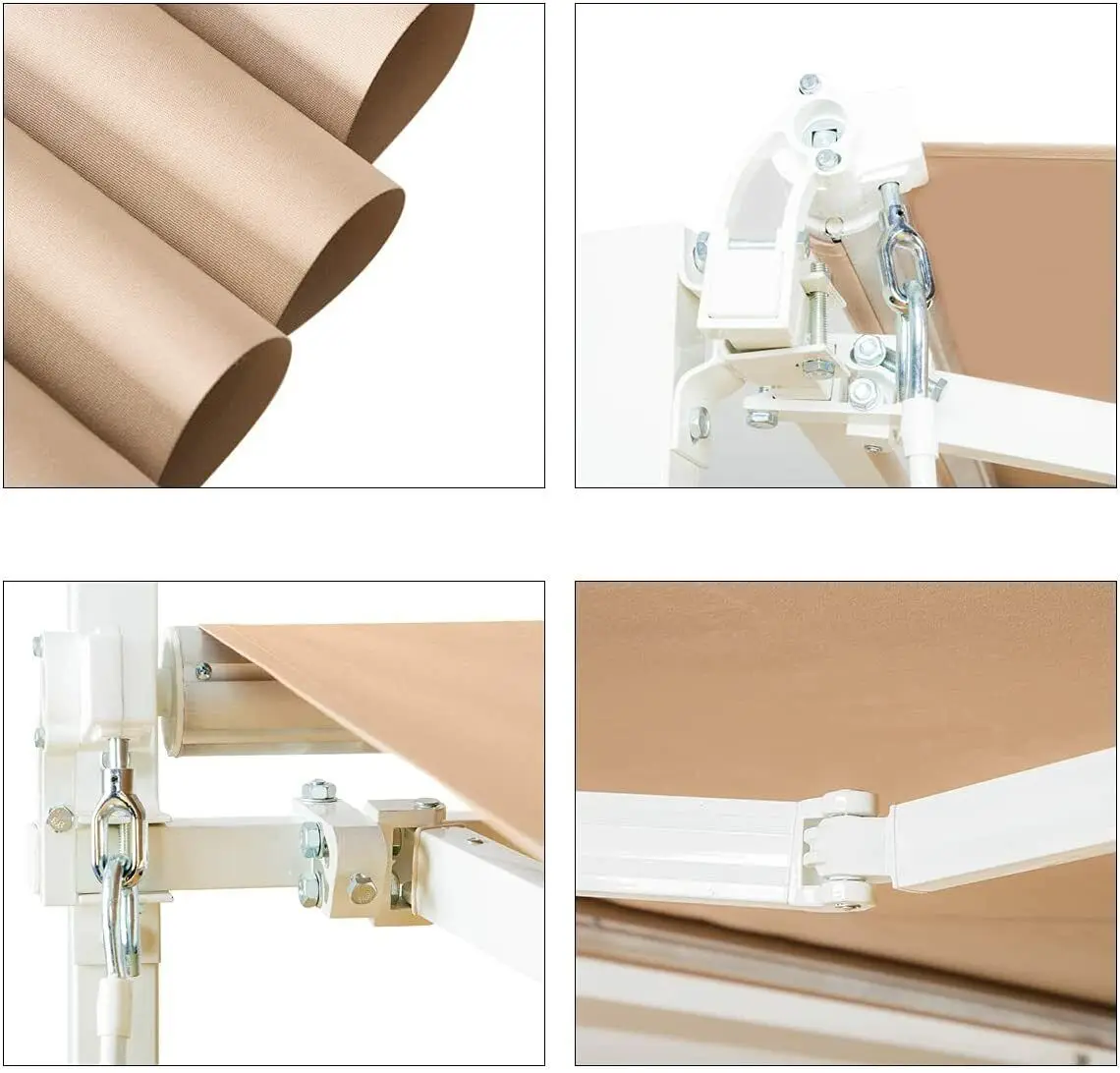 XZ OEM ODM Hooeasy&Homey BSCI aluminum patio garden roof awning for outdoor BBQ