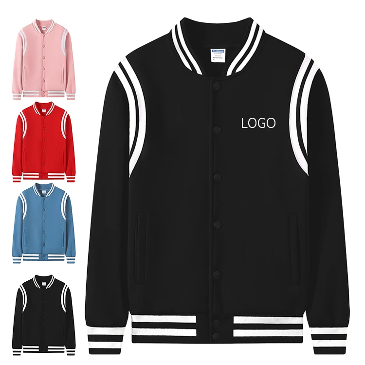 Newest popular styles youth baseball jackets coats autumn sport fleece sweatshirts for men