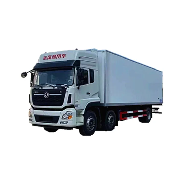 Dongfeng Tianlong 3-axis refrigerated truck Cummins 290HP 20 tons refrigerated truck Cold chain logistics transport vehicle