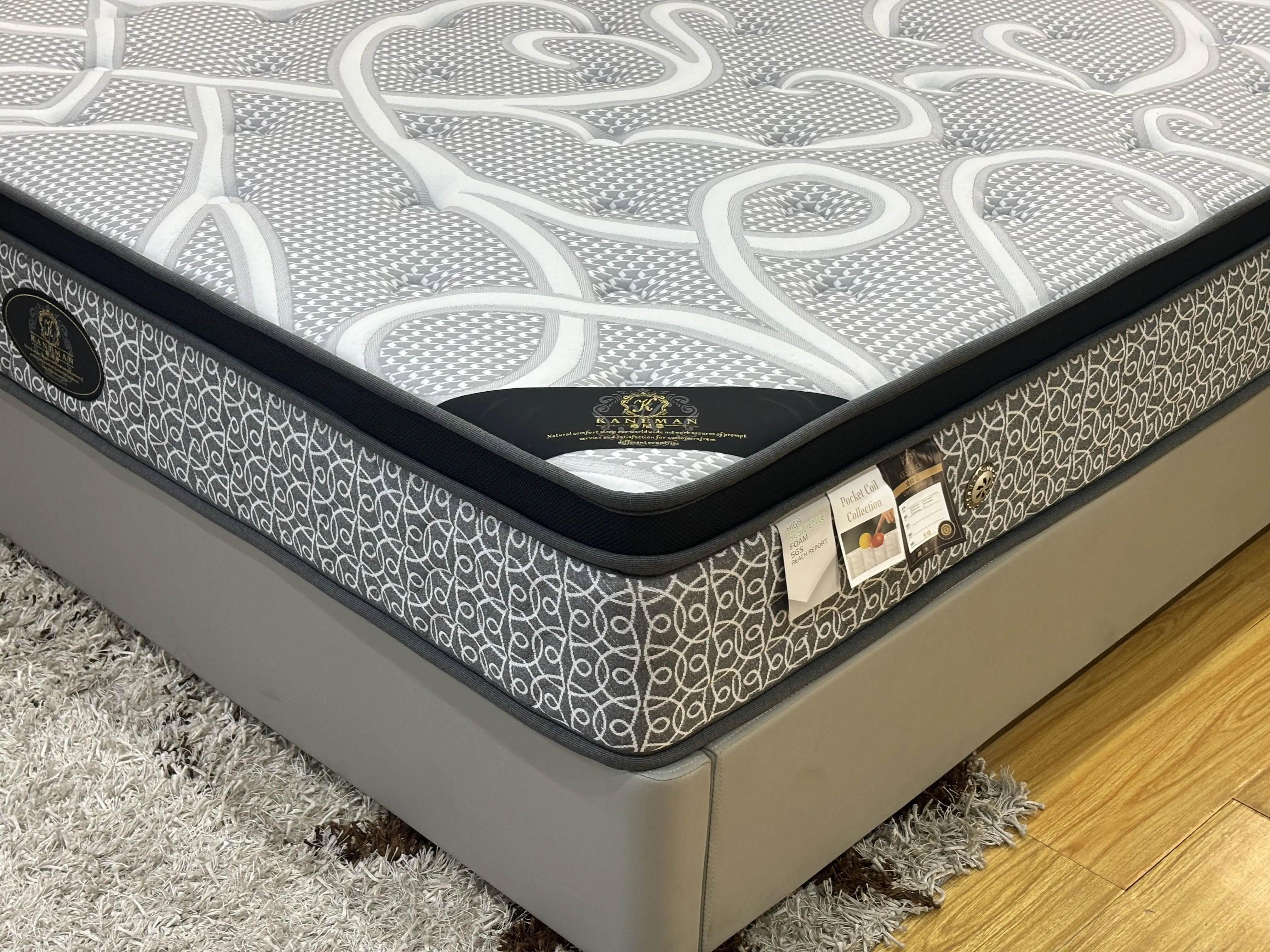 Buy from china cheap pocket spring mattress wholesale top quality mattress double pillow top spring coil mattresses colchones