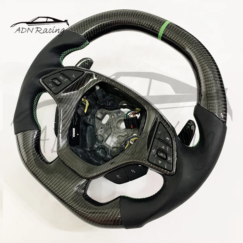 Carbon Fiber Custom Steering Wheel For CHEVROLET CORVETTE C7 CZ06 CZ07