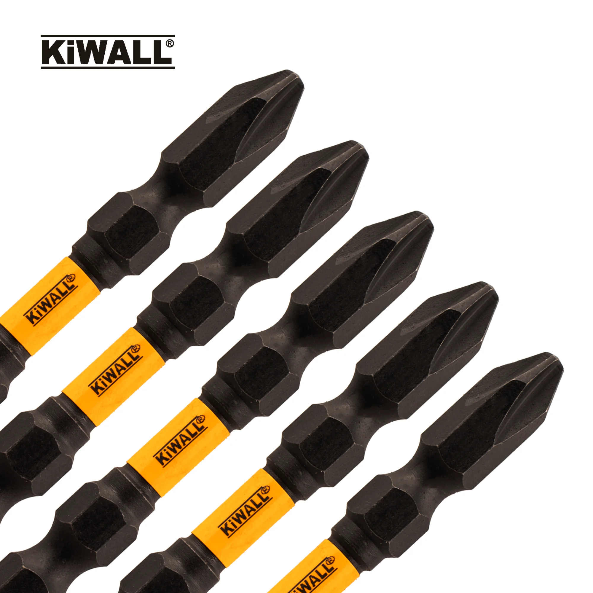 Impact Screw Driver bit PH2 Strong Magnetic Screw driver Bit set 1/4 Inch 65mm Hexagon Shank Driver S2 Screwdriver bit
