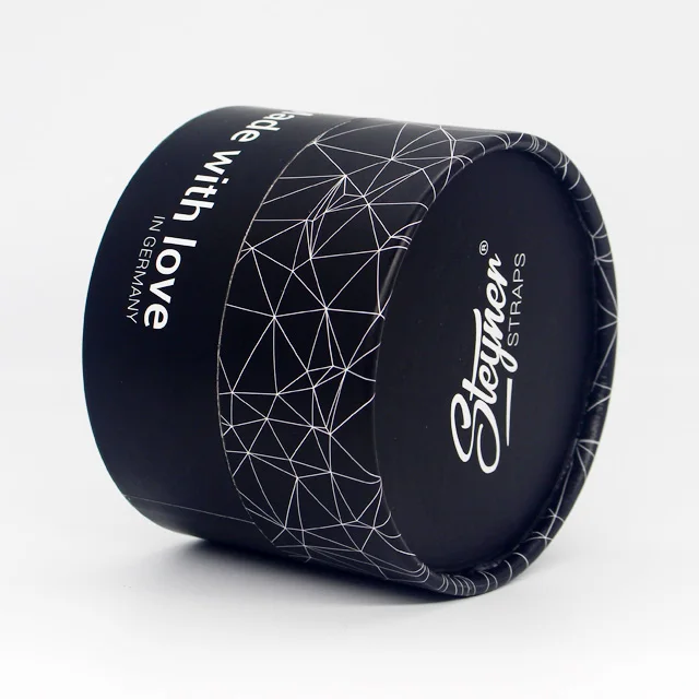 Customized design fancy cylinder round paper cardboard round gift box packaging