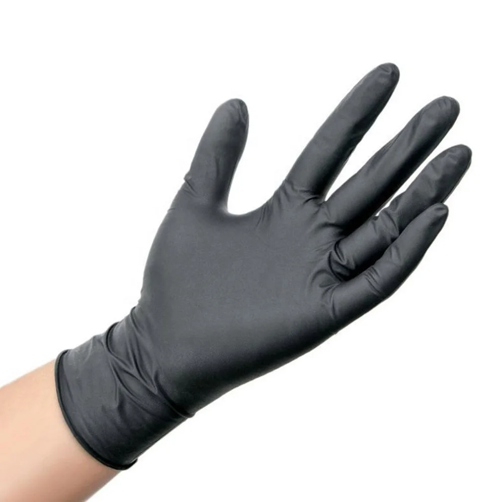 Tattoo Artists Hairdressing nitrile gloves Vets & Animal care disposable black nitrile gloves