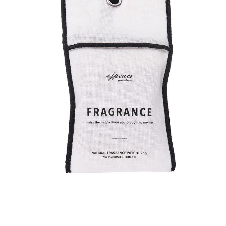 Enjoy Everyday Custom Logo Linen Perfume Fragrance Aroma Beads Diffuser Scented Sachet for Car