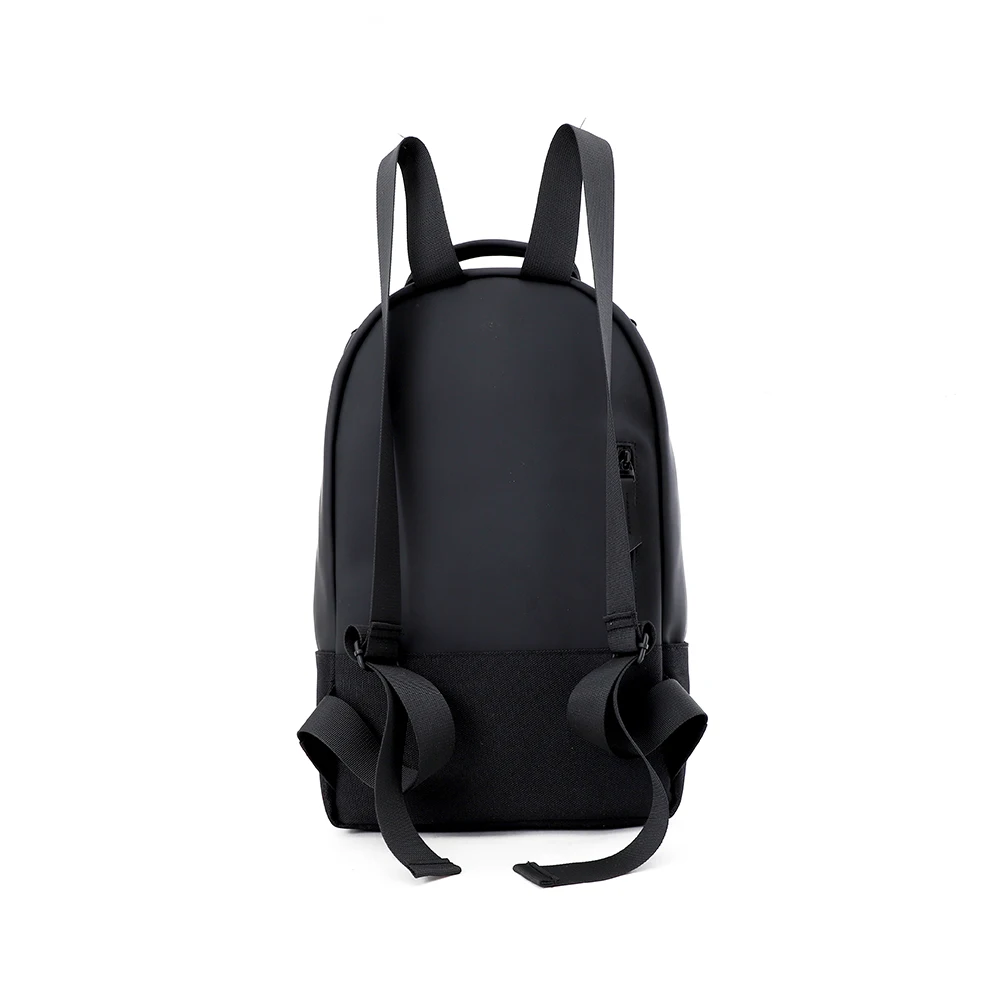 2019 TINYAT SHOW Outdoor Slim Daypack PU Women and Men  Leather Backpack