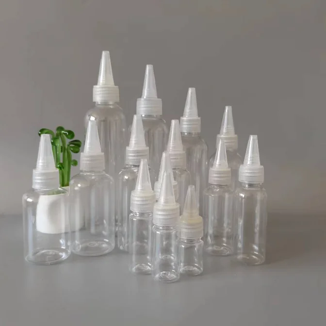 Beauty Salon Hair Oil Bottles Squeeze Hair Oil Applicator Plastic Bottles30ml 60ml 80ml 100ml 12Oml 150ml 200ml 250ml 300ml
