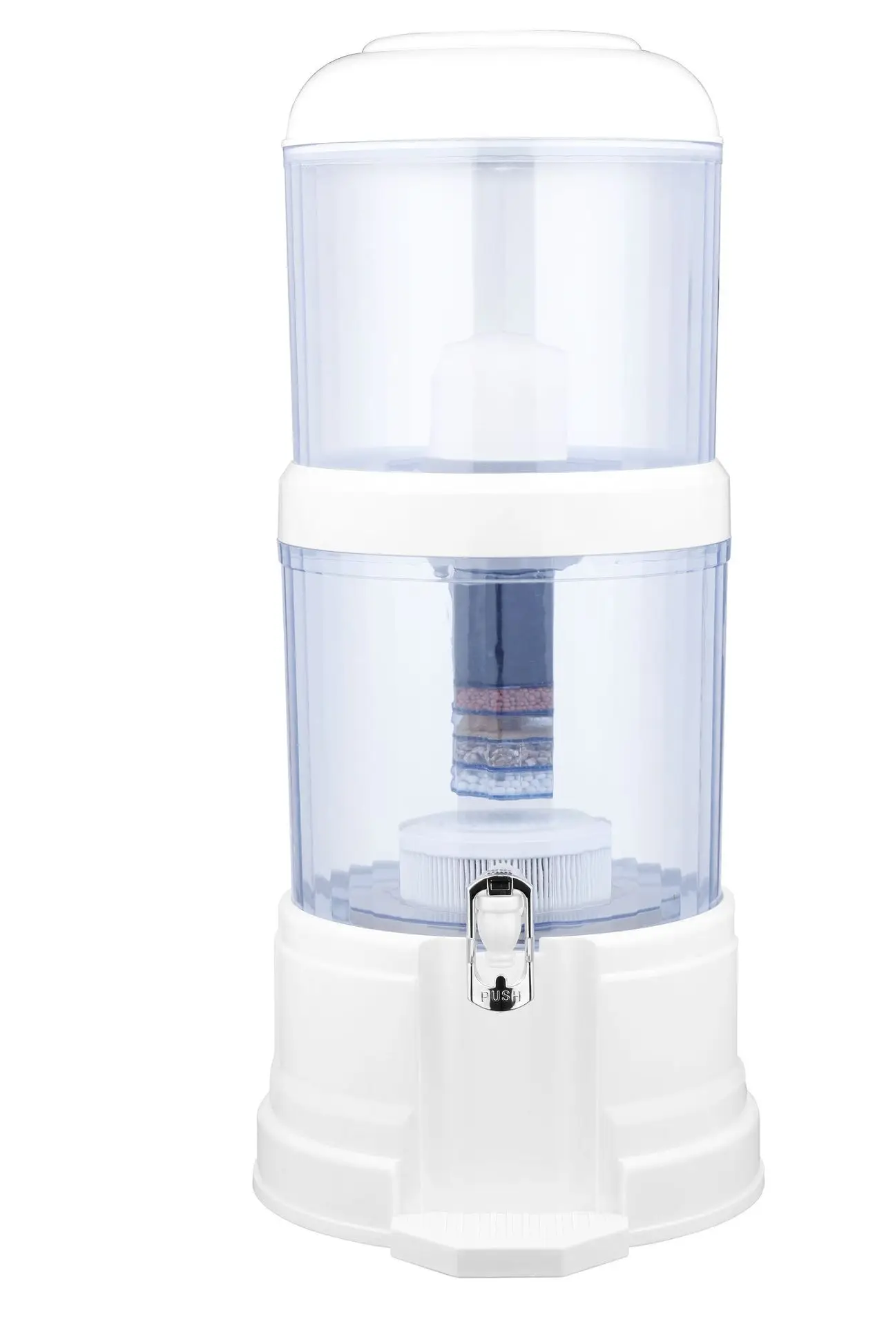 28L non electric household water purifier filtration system ion generator ultrafiltration water purification system bottle