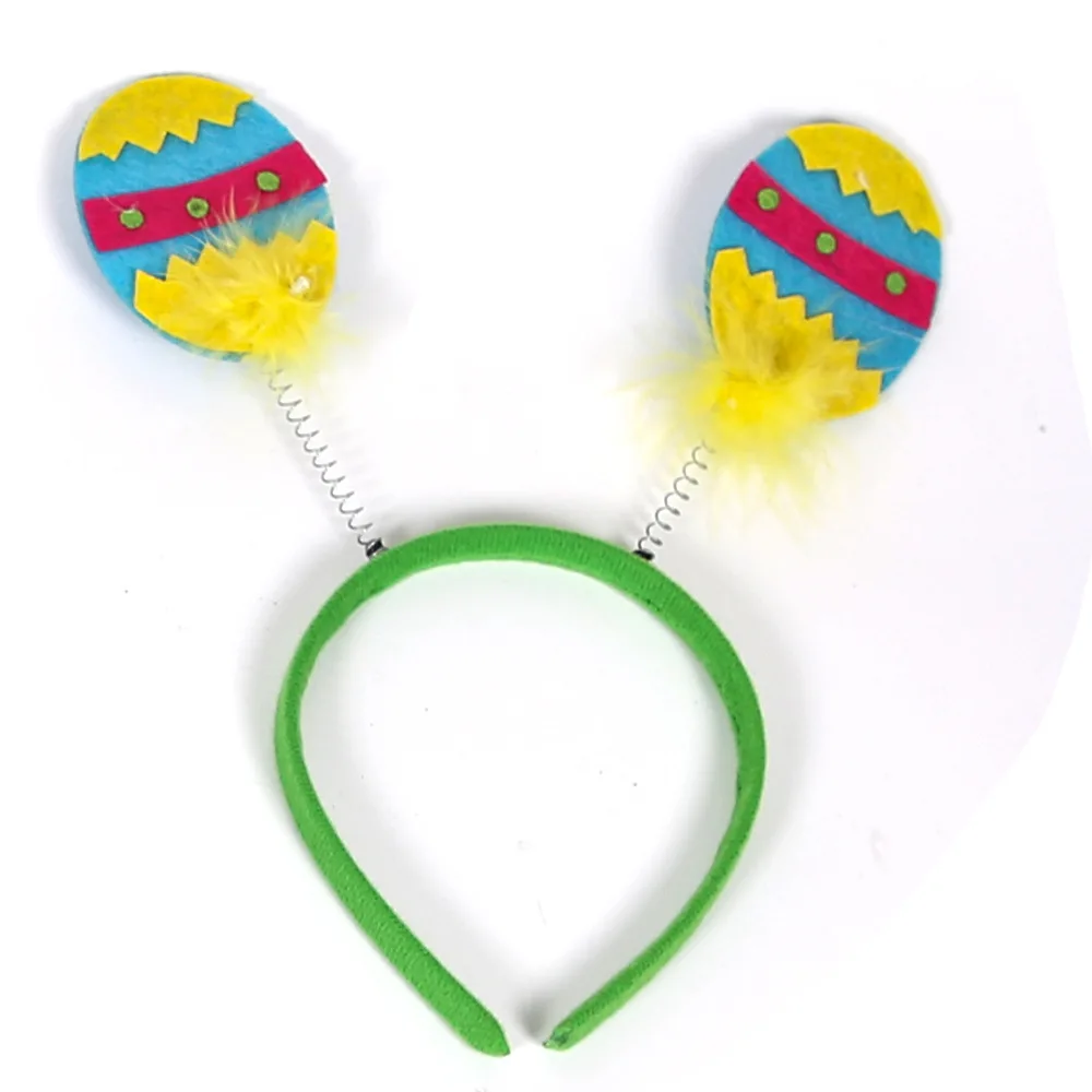 New Design Hot Sell Cheap Price Easter Decorations Hairband Bunny Egg Kids Cute Party Decoration Easter Headband