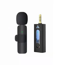 3.5 mm Lavalier wireless karaoke microphone 2.4Ghz sing2 Record vlogging Lapel mic Wireless Microphone for mobile phone camera