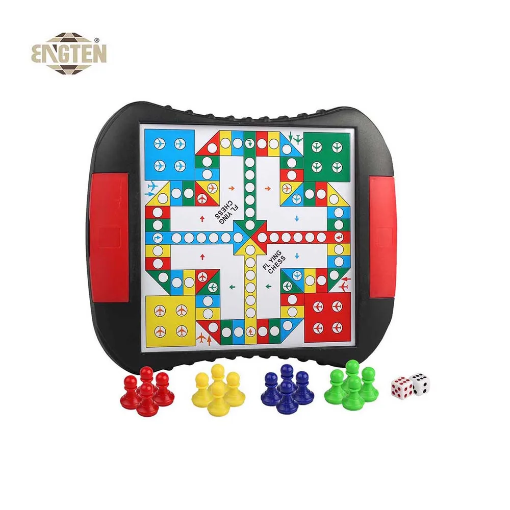 Eco-Friendly Plastic Flying Chess Toy Sustainable Materials Flying Chess Game for Long-Lasting Enjoyment