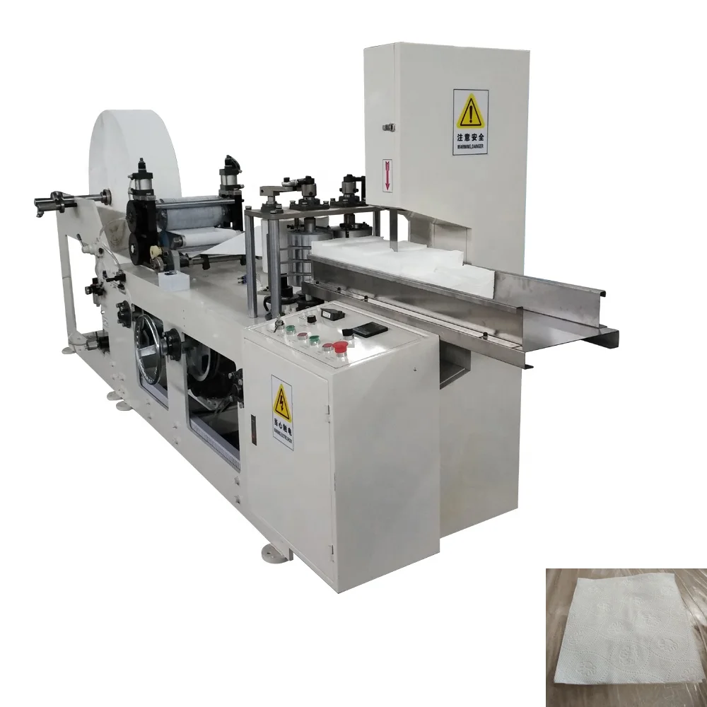 
Restaurant Table Napkin Tissue Folding Cutting Paper Serviette Packing Machine 