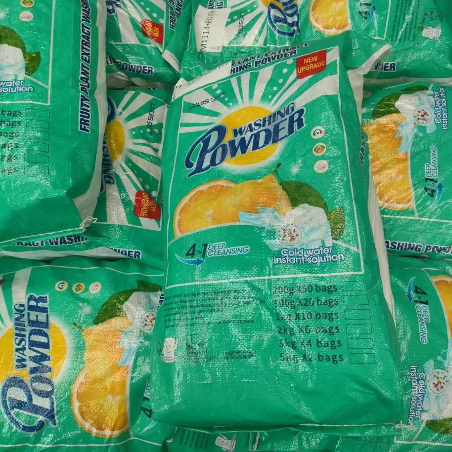 Прямой импорт высококачественного стирального порошка мощная очищающая пена одноразовая функция гарантированного качества