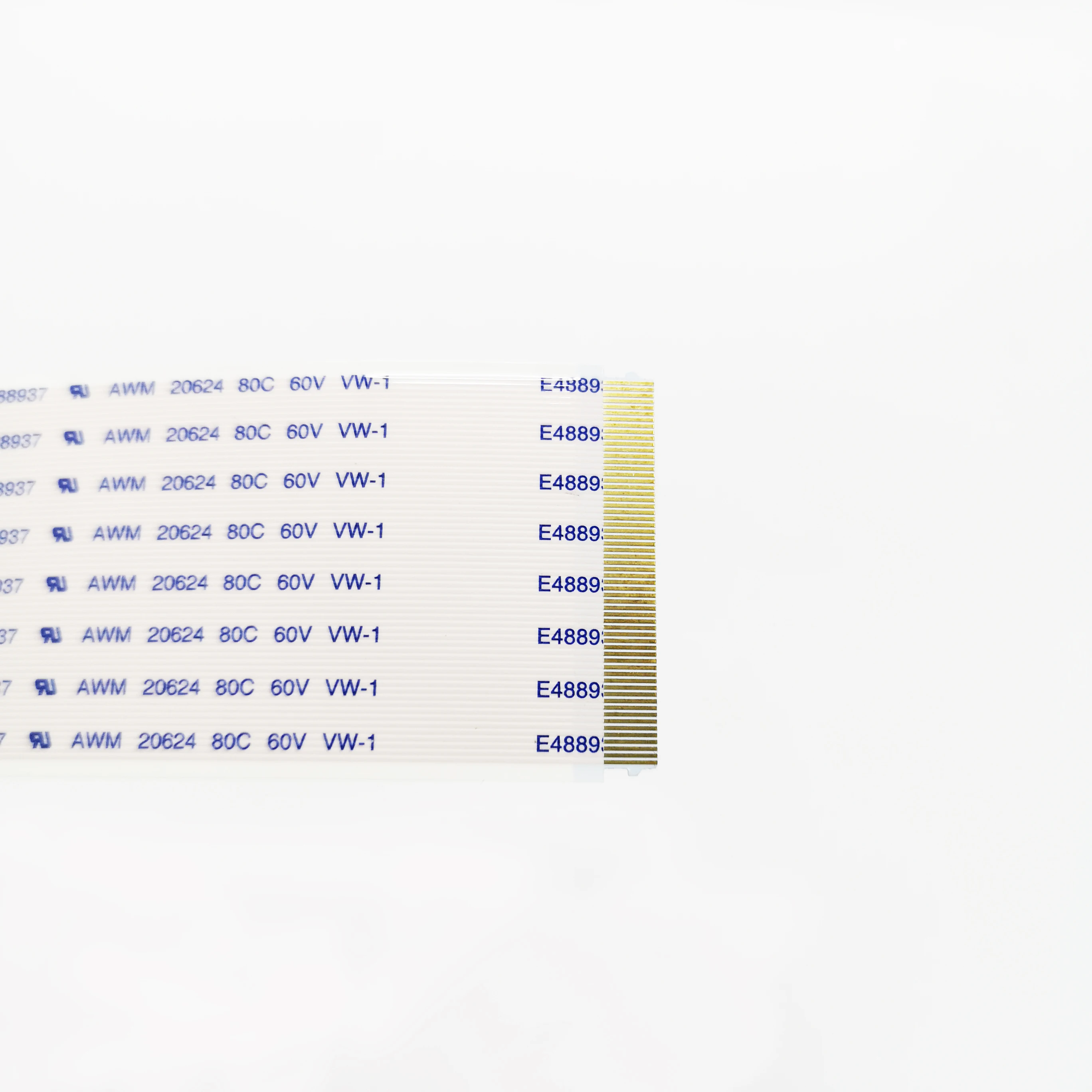 Ffc кабель с позолоченными вспышками E488937 AWM 20624 80C 60V VW-1