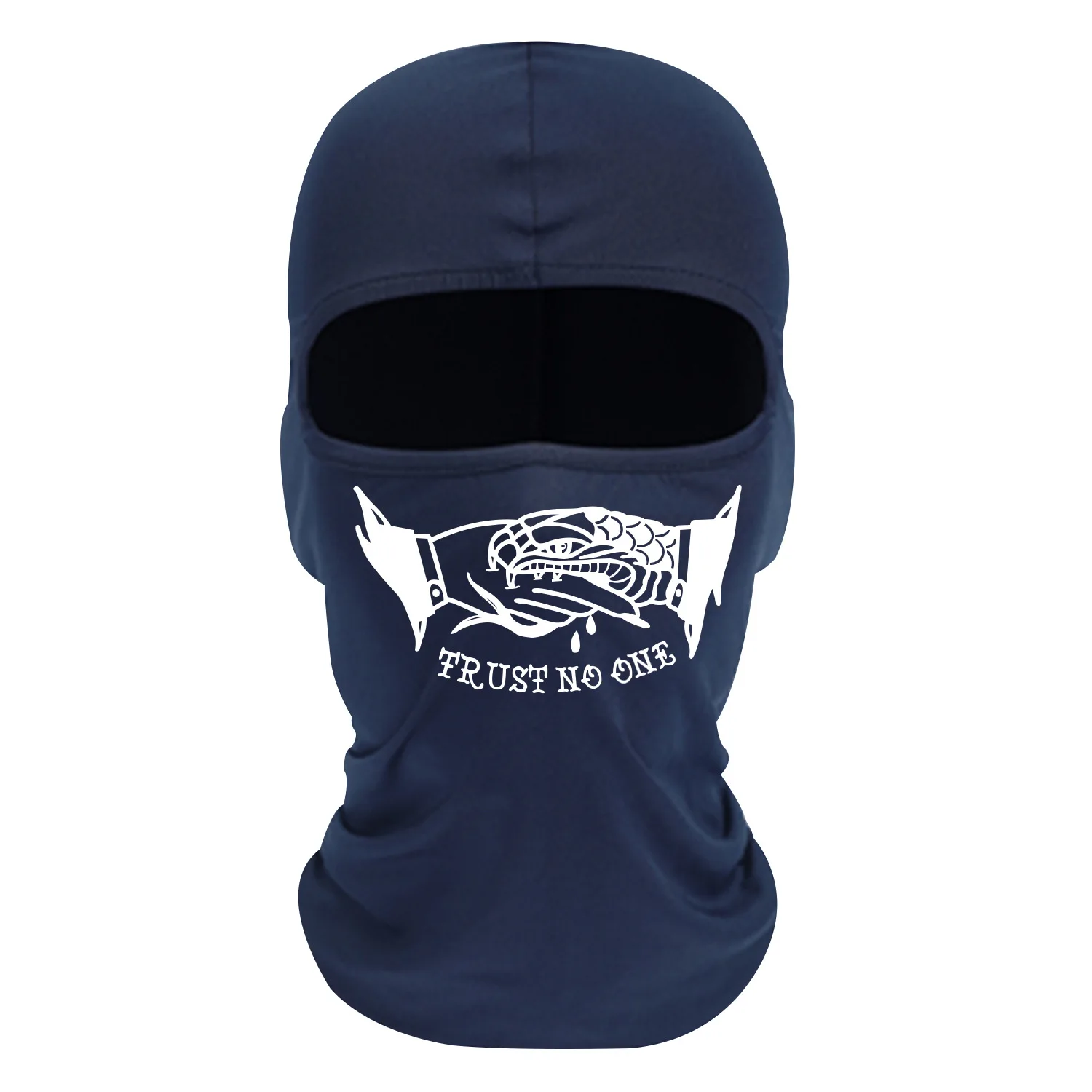 New Design Face Ski Mask Balaclavas Polyester Trust No One Custom Ski Mask Unisex Winter Hat