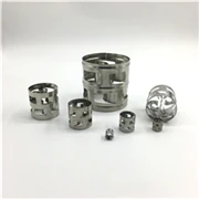 High Mechanical Absorption Tower Metal Pall Ring For Strength Petrochemical Industry