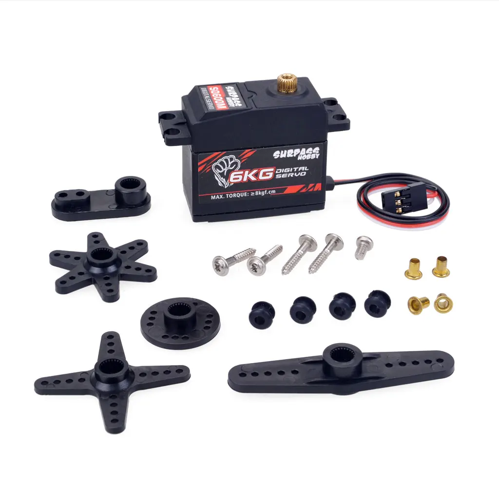 SURPASS S0600M Full Metal Gear Digital 6KG Servo motor for 1/10th RC Car RC Airplane Helicopter Boat Smart robot