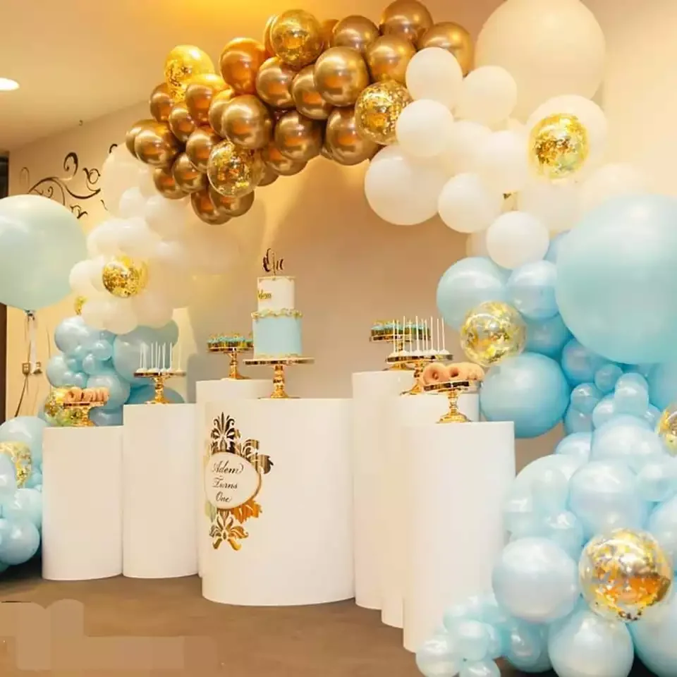 Wedding Decorations Pedestal Round Cylinder Baby Shower Party Decorative Display Racks Cake Flower Dessert Stand Table Decor