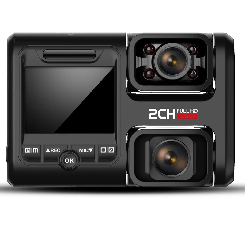 2022 Front and Inside Ultra HD Dual Lens With Built in GPS and Speed Capacitor Dual Lens Dash Cam 4k wi-fi GPS