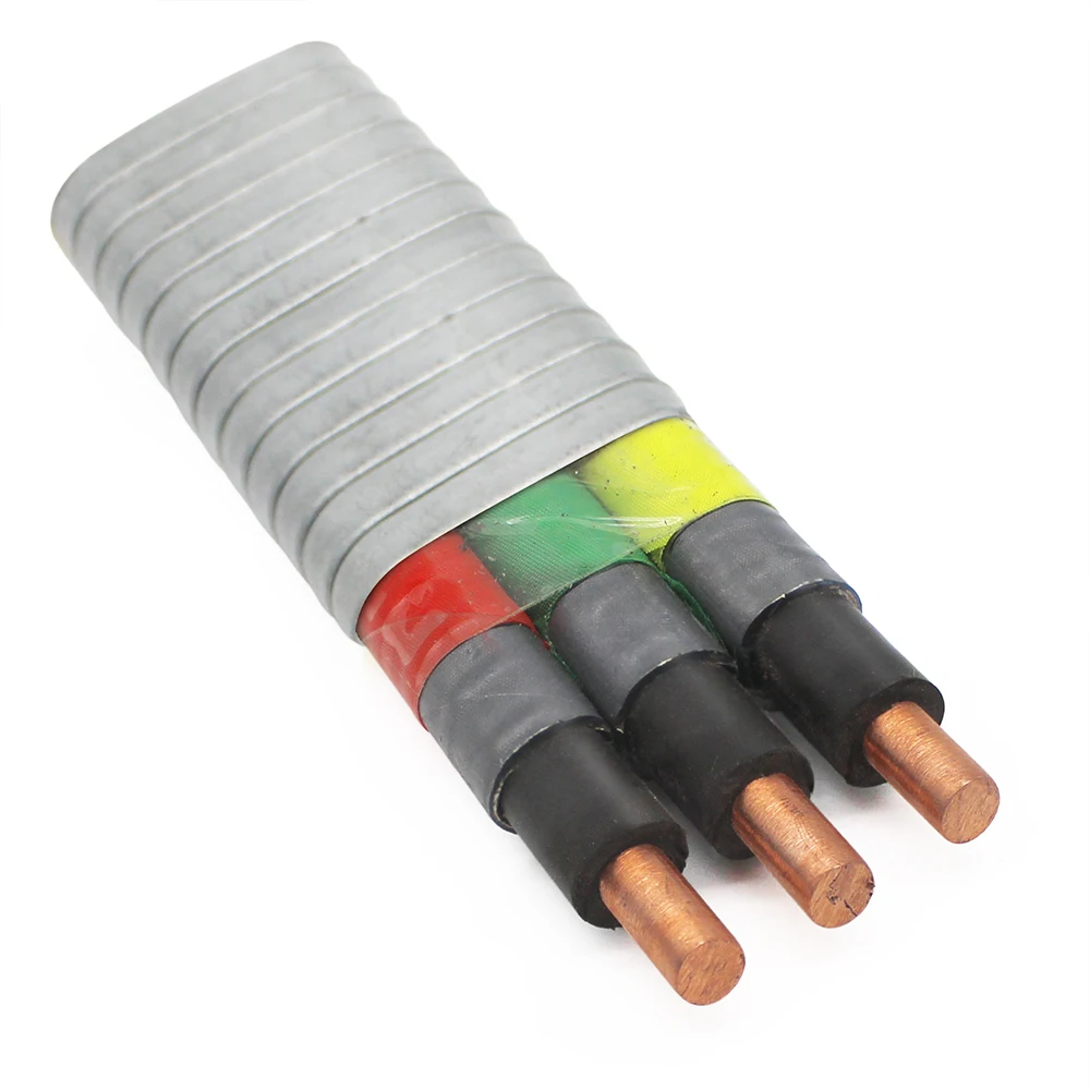 3KV 4KV 5KV MV EPDM Изолированный Плоский Круглый Электрический ESP погружной масляный скважинный насос силовой кабель
