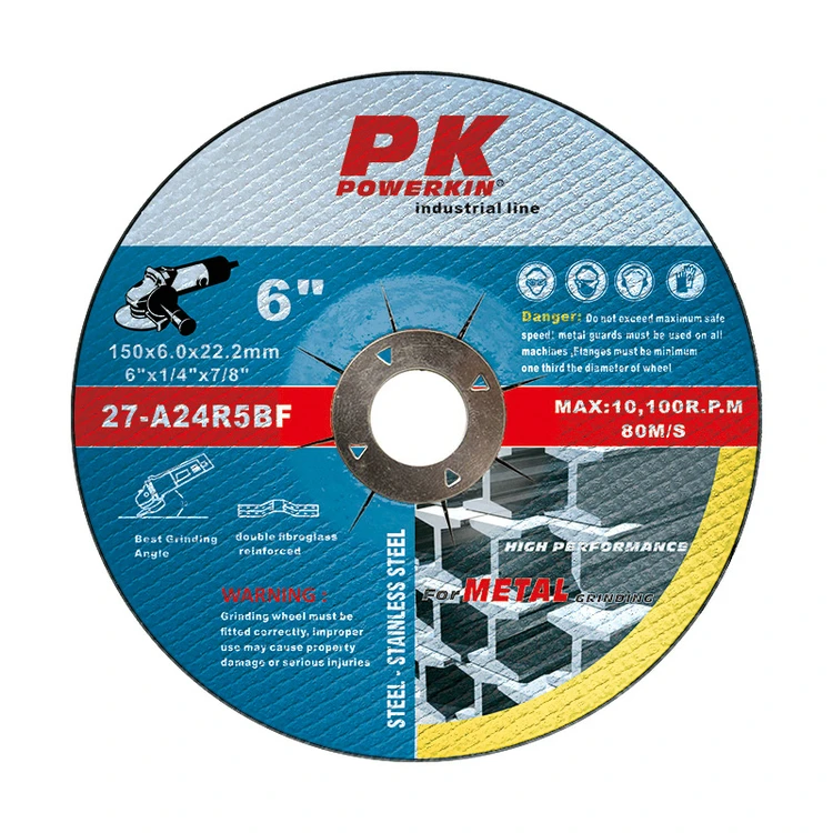 POWERKIN 6 дюймов Высокое качество ультра-тонкий армированный волокно Смола скрепленный абразивный Металл камень резка шлифовальный диск