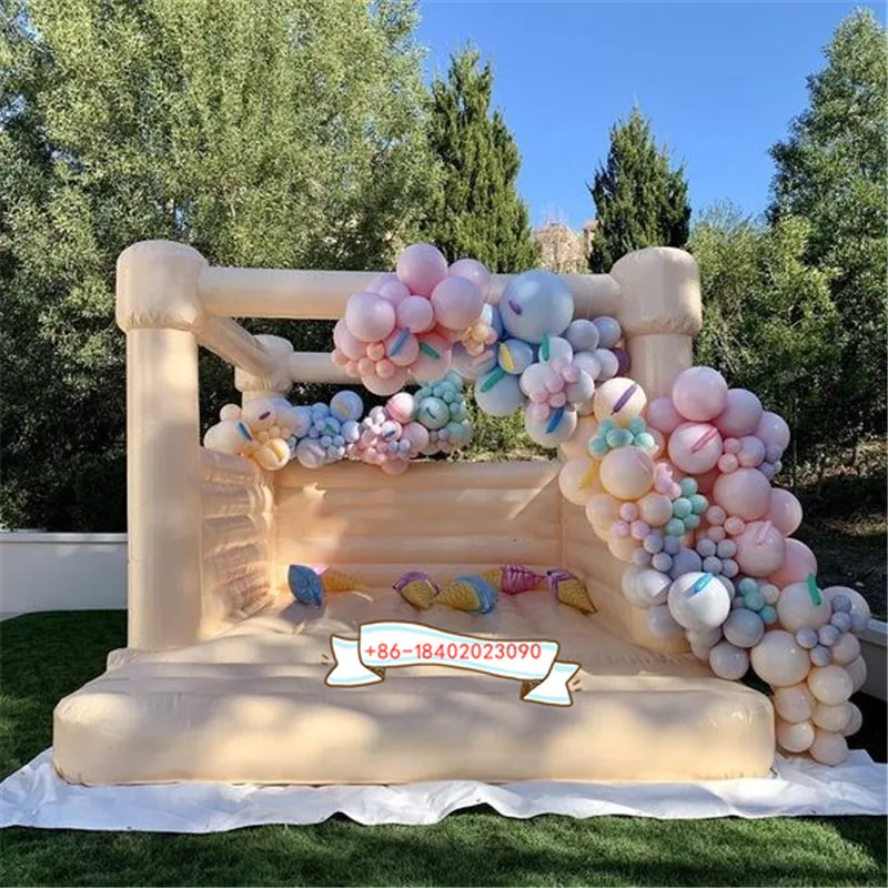 Cheap price inflatable bouncer commercial bounce house inflatable bounce white bouncy castle