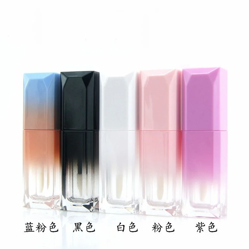 labial enamel tube multicolor gradient lip enamel tube lip glaze empty pipe lipstick