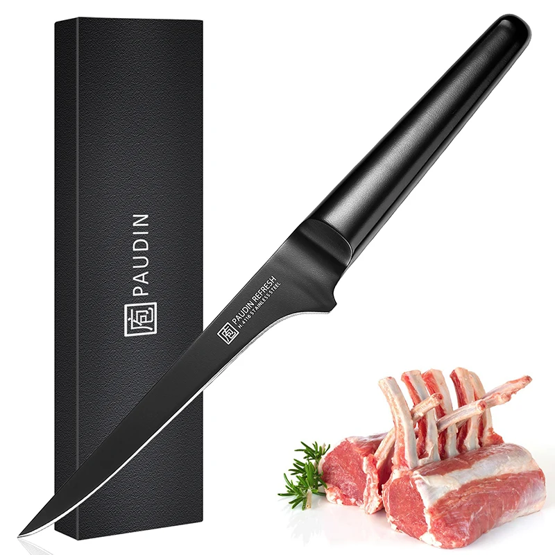 Paudin RC8 6 Inch Stainless Steel Blade With Hollow Handle Razor Sharp Waterproofing Kitchen Boning Knife