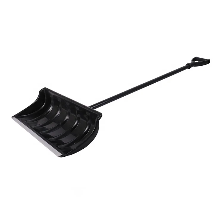 Heavy Duty Snow Pusher Shovel 22 Inches Poly Blade with Metal Edge