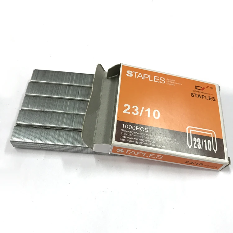 1,000 Count Heavy Duty Staple 23/10, Chisel Point 3/8 10mm Staples,  High Capacity, by Better Office Products