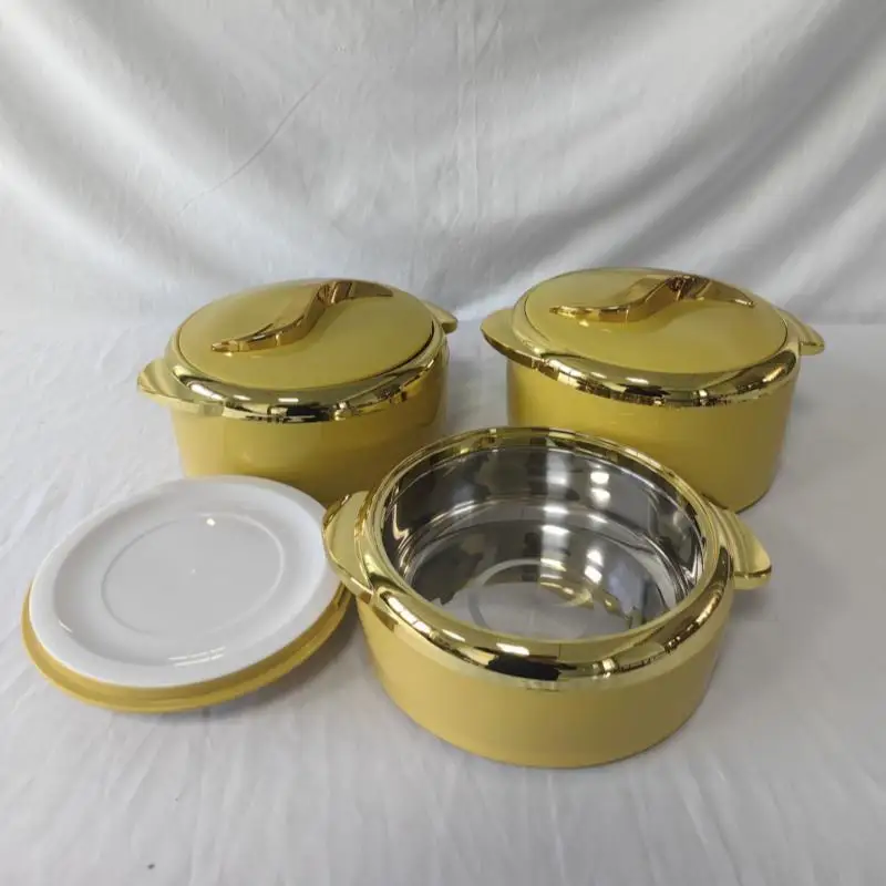 Food Warmer 3PCS SET (1.5L/2.0L/2.5L) Party Warmer Food Set Insulated Lunch Box Container