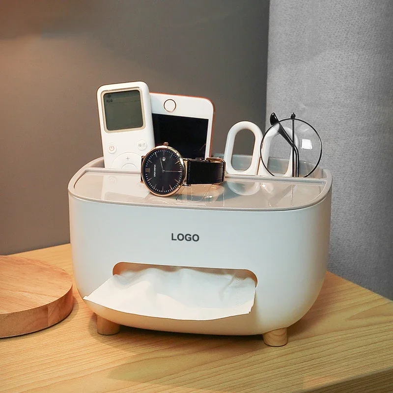 Factory Napkin Holder Household Living Room Dining Room Creative Lovely Multi Function Remote Control Storage Tissue Box