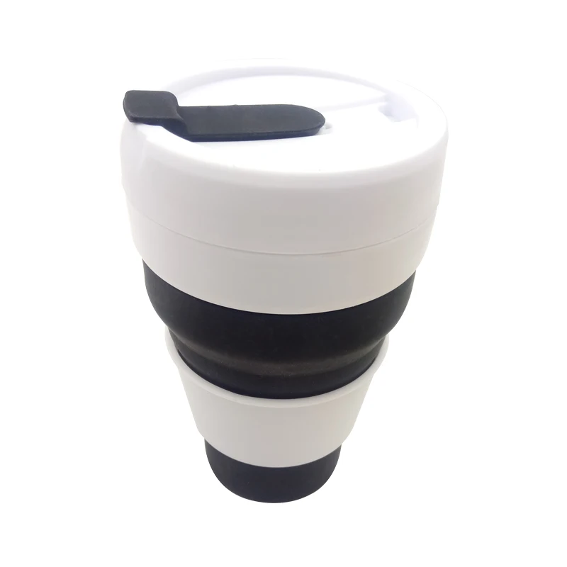 Leatchliving High Quality Silicone Collapsible Cup Orange Color Food Grade Funny Shape Silicone Cup