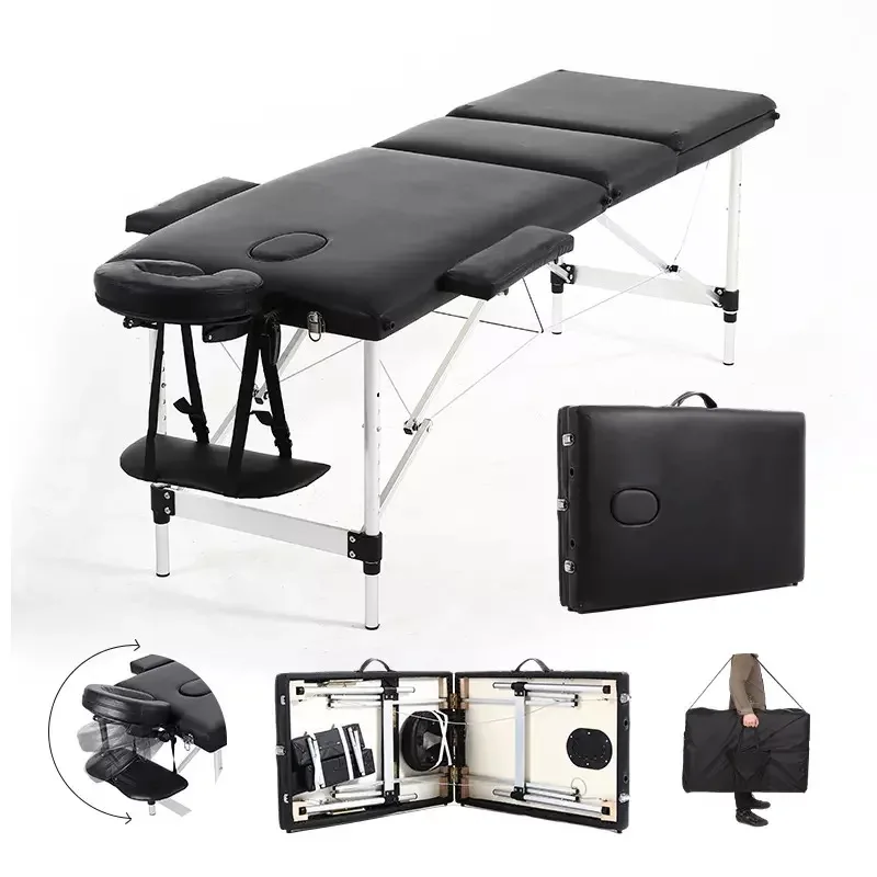 Chinese Top Selling Body Spa Folding Massage Bed Massage Tables & Beds Therapy Massage Leather Beds