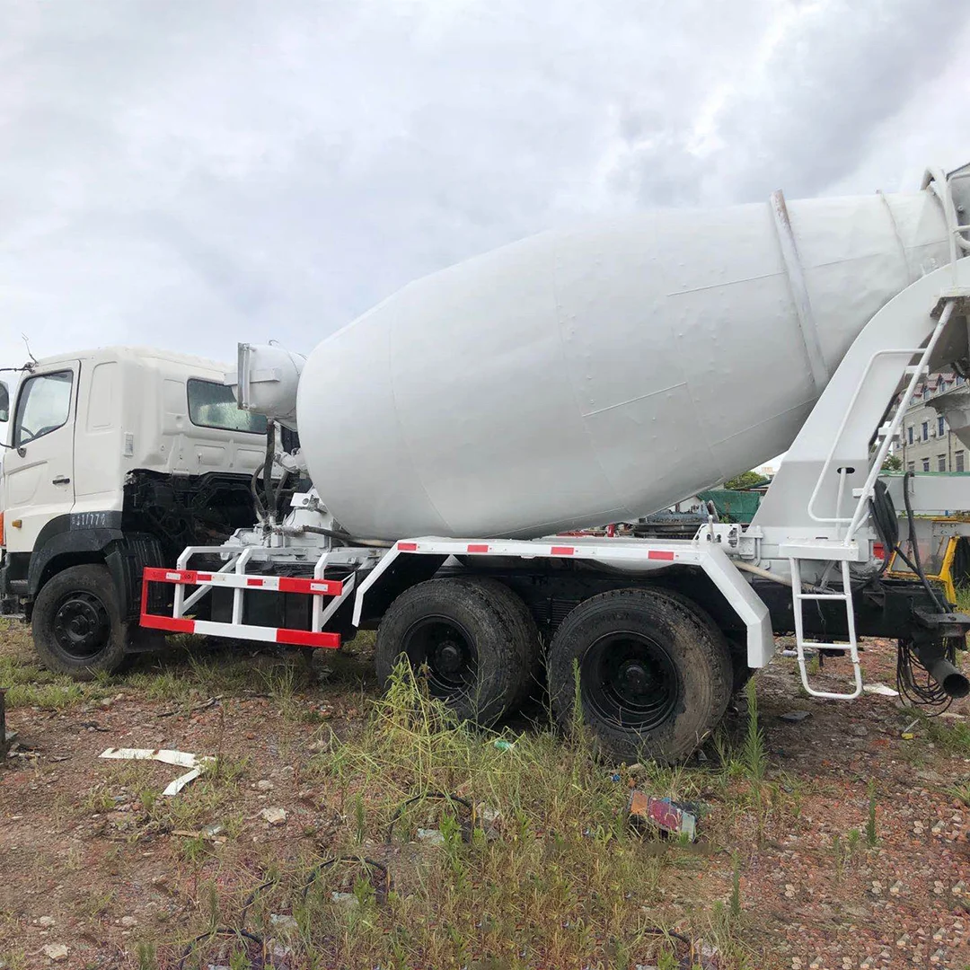 Quality Second-hand japan 6x4 driving hino 700 cement concrete mixer truck for sale An unmissable value option