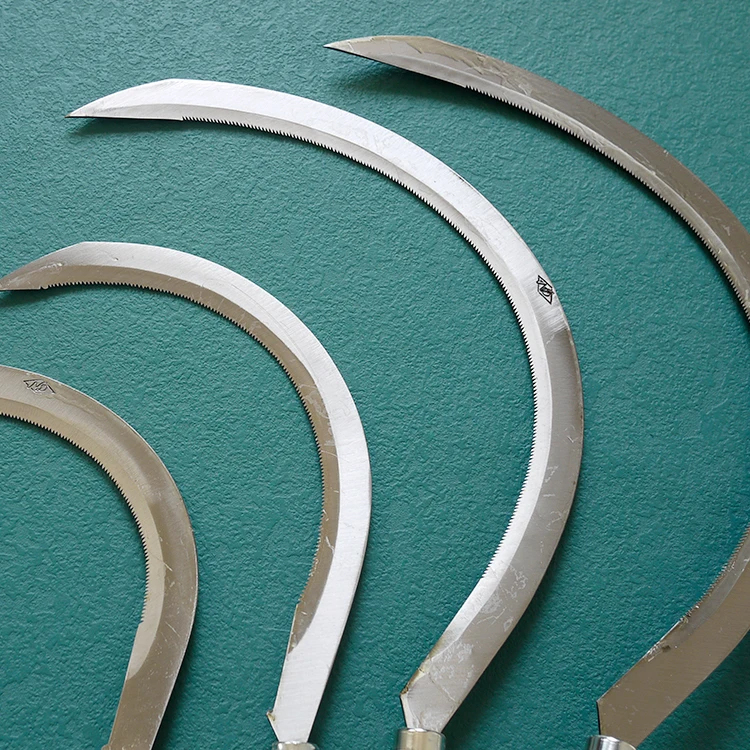 Factory Direct Sales Extended Corn  Softbait Sickle Tail Agriculture Steel Sickle Tools