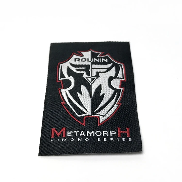 Manufacturer Direct Sales Large Logo Design Mattress Label With Laser Cutting Compumark Trademark Woven Label